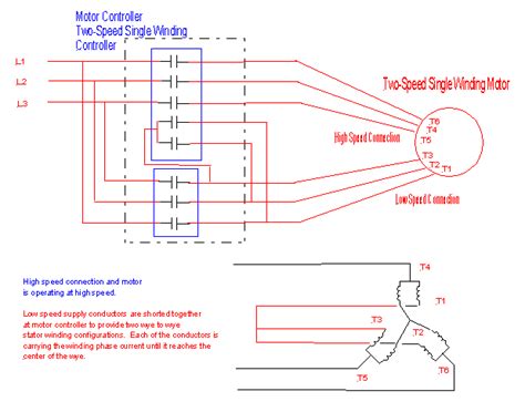 two speed wiring diagram 